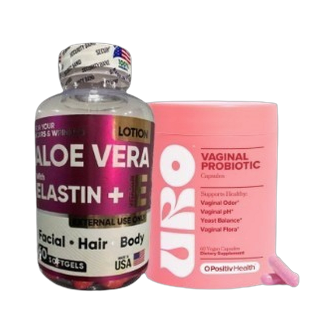Combo URO Cápsulas + Aloe Vera/Elastina