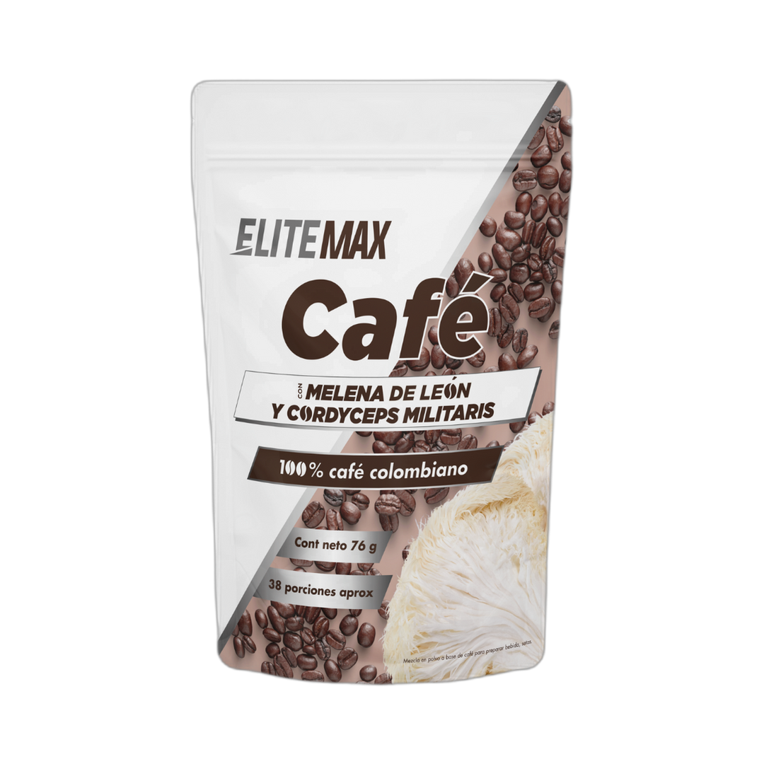Café Instantáneo con Setas 76g - Elitemax