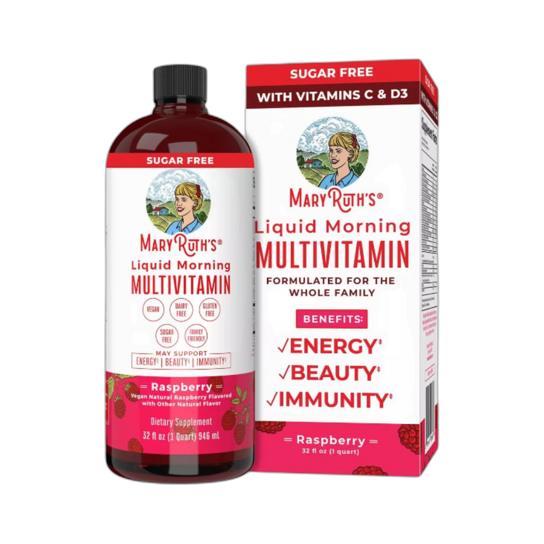 MaryRuth Multivitamínico Líquido 946ml - Frambuesa